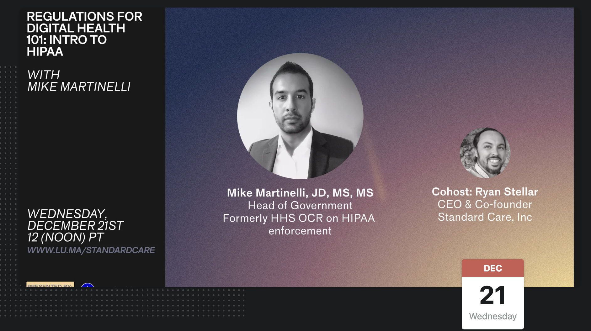 Digital Health Regulations 101 FDA vs. Wellness Standard Care, Inc.